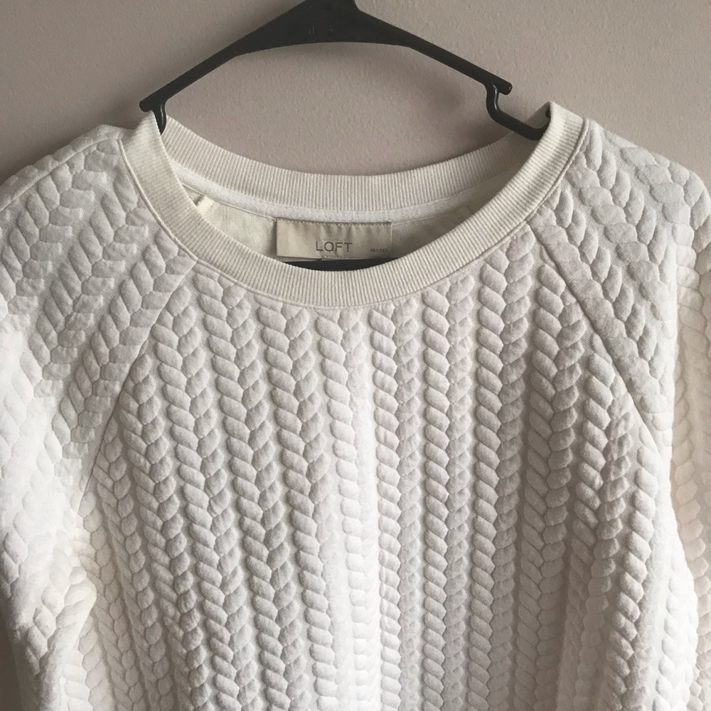 Loft white pullover - Picture 2 of 3